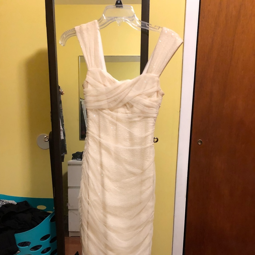 Ralph Lauren White Sparkling Cocktail dress size 2